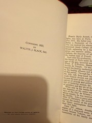 Vintage Classic Book Set. Walter J. Black Set, 19 volumes. Copyright 1904 – 1928