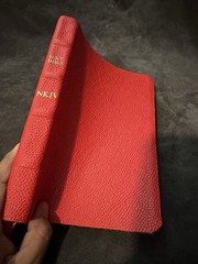 nkjv New King James bible large print red letter Leather Thinline