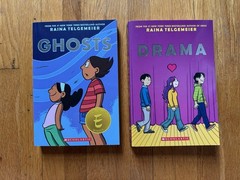 Raina Telgemeier Graphic Novel Lot – Ghosts & Drama – Pre-owned Paperback Books