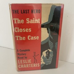 The Saint Closes The Case by Leslie Charteris 1941 Hardcover Sun Dial Press 1st