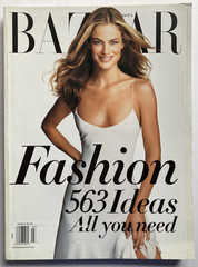 CAROLYN MURPHY March 2002 HARPER’S BAZAAR Magazine / 388 Pages