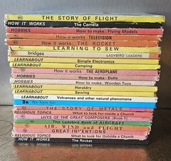 Vintage Ladybird Hardback Books 24 Various Titles How it Works Learnabout