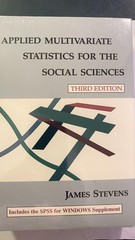 Applied Multivariate Statistics for the Social Sciences, Fifth Edition – pap…