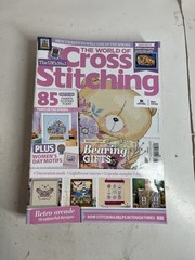 World of Cross Stitching Magazine Lot 14 Issues UK Ex-Library 2025-2022 Mixed