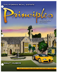 California Real Estate Principles 16th Edition Huber – MESSAGE BEFORE BUYING
