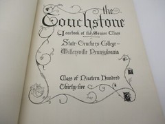 1935 Touchstone: Yearbook of Millersville State Teachers College.