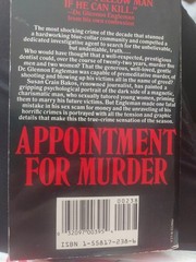 Appointment for Murder by Susan Crain Bakos TRUE CRIME Paperback KILLER DENTIST