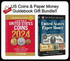 2024 Official Red Book Guide US Coins SPIRAL & US Paper Money 7th Ed Catalog Lot