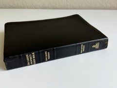 Tim Lahaye Prophecy Study Bible KJ Genuine Black Leather Red Letter Edition