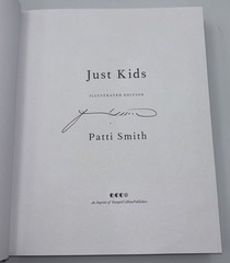 PATTI SMITH JUST KIDS SIGNED AUTOGRAPH HARDCOVER BOOK ROCK EMO PUNK SHIPS ASAP 2