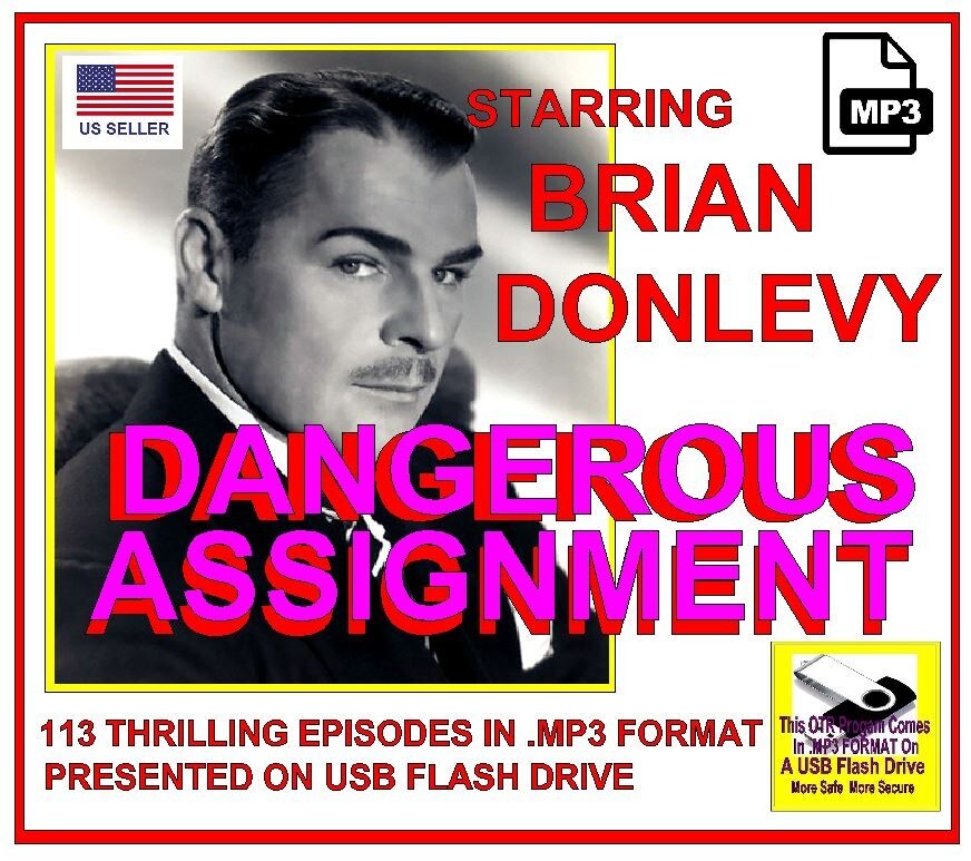 DANGEROUS ASSIGNMENT 113 Choice Radio Shows OTR MP3 On USB Flash Drive