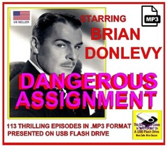 DANGEROUS ASSIGNMENT 113 Choice Radio Shows OTR MP3 On USB Flash Drive