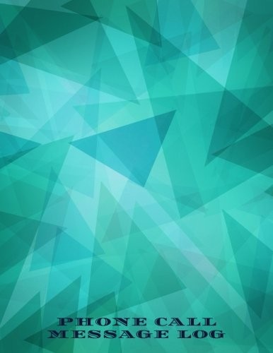 PHONE CALL MESSAGE LOG: GEOMETRIC DESIGN | SPACE FOR 3 By Signature NEW