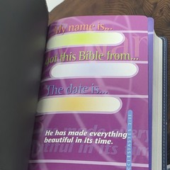 NIV Teen Study Bible Blue Black Italian Duo-Tone Zondervan Leather 2000s