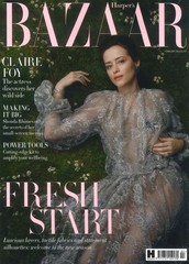 UK Harper’s Bazaar Magazine Claire Foy, Shonda Rhimes, Giorgio Guidotti Feb 2026