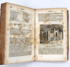 1835 New York Annual Register For 1835 First Edition Lacking the Map 484 pages