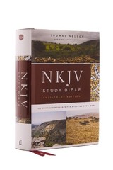 NKJV Study Bible, Hardcover, Burgundy, FullColor, Comfort Print The Complete …