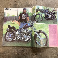 Vtg Supercycle Motorcycle magazine April 1983 bikers outlaws babes panhead shove