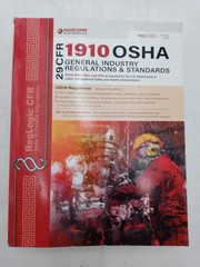 29 CFR 1910 General Industry OSHA Regs Jan 2026 RegLogic CFR 9781663863485