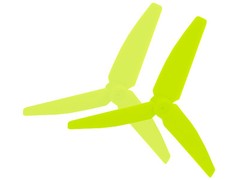 Microheli Plastic 3 Blade Propeller 45mm Tail Blade (YELLOW) – MCPXBL / BL2