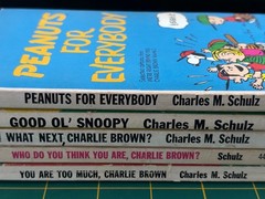 Lot of 5 Peanuts Books by Schulz Paperback Snoopy Charlie Brown Comics