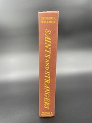 Saints and Strangers George F Willison 1945 1st Edition Mayflower Pilgrims DJ HC