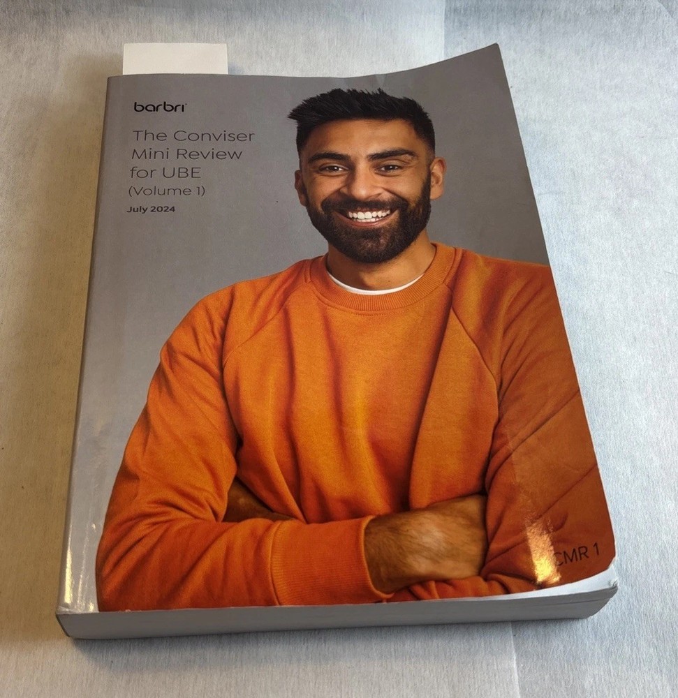 Barbri The Conviser Mini Review for UBE Volume 1, July 2024 Paperback