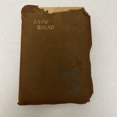 Vintage Poetry Book “Snowbound” by John Greenleaf Whittier 1907 Hurst & Company