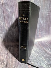 The Ryrie Study Bible NASB Red Letter, Indexed, Genuine Leather, Black