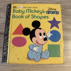 Little Golden Book: Baby Mickey’s Book of Shapes Disney Baby book Hardcover