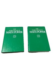 The World Book of Math Power Volume 1 and 2 Hardcovers 1983 2 Volume Set