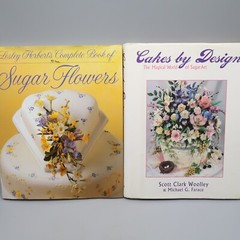 Cakes by Design The Magical World of Sugar Art Hardcover & Sugar Flowers HC