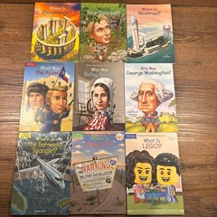 Qty-9 Who what where was book lot of paperback books Lot nonfiction Biography HQ