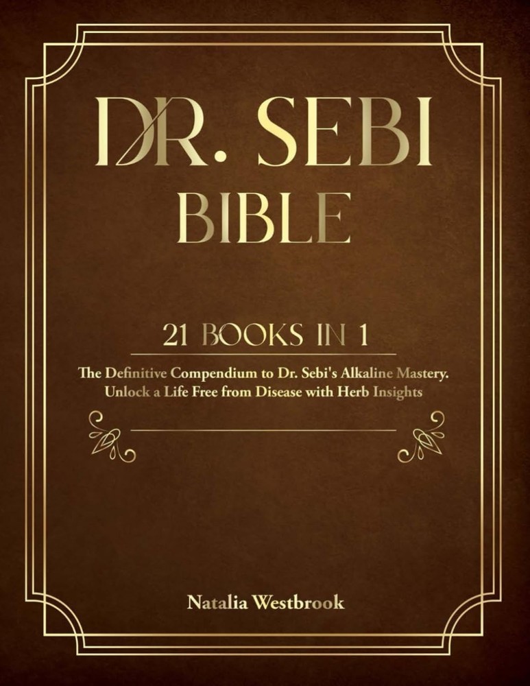 Dr. Sebi Bible 21-Book Alkaline Healing Guide – Herbs Disease Prevention