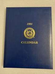 1991 Vintage Detroit Tigers Desk Calendar / Planner MINT