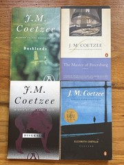4 Books by J. M. Coetzee: Dusklands, Disgrace, Elizabeth Costello, Master of P…