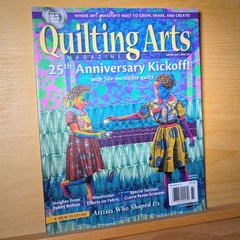 Quilting Arts Magazine Winter 2026 Issue 128 25th Anniversary Kickoff NO LABEL