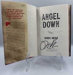 DANIEL KRAUS ANGEL DOWN SIGNED AUTOGRAPHED PULIZTER PRIZE HC 1ST ED / 3RD BOOK 3