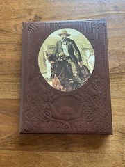 Vintage The Old West The Gunfire Embossed Faux Leather Book Time Life