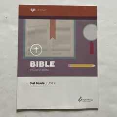 Lifepac 3rd Grade Bible Units 1-10 (Missing Unit 3) Student Set