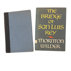 Vtg. THE IDES of MARCH & THE BRIDGE of SAN LUIS REY by Thornton Wilder 1948-1955