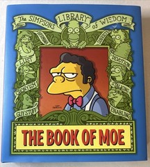 The Book of Moe Simpsons Library of Wisdom Matt Groening Hardcover W/ Dust Cover