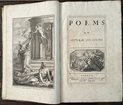 1718 POEMS on Several Occasions MATTHEW PRIOR 1st Edition Fleur-de-lis Watermark