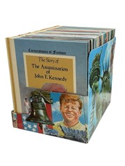 Lot 34 Vintage Cornerstones of Freedom Childrens Books HC Homeschool- Like New