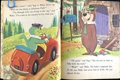 WALLY GATOR ~ childrens 1st ed Little Golden Book & Whitman Tell-A-Tale Book set