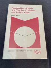 Preservation of Paper and Textiles of Historic and Artistic Value #164