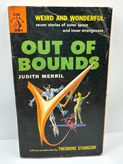 OUT OF BOUNDS by Judith Merril-Pyramid Books G499/Sturgeon vintage paperback