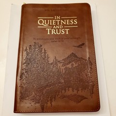 In Quietness and Trust by Buchan Angus 2020 LuxLeather Zipper Cover 1st Edition