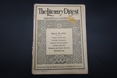 Antique Literary Digest Mar 25, 1916 Funk & Wagnalls Vol 52 #13 WW1 Science Art