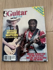 Guitar Player Magazine, August 1983 In Memory Of Muddy Waters With Johnny Winter